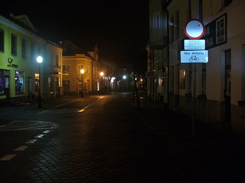 Deptak - dopuszczony ruch rowerów