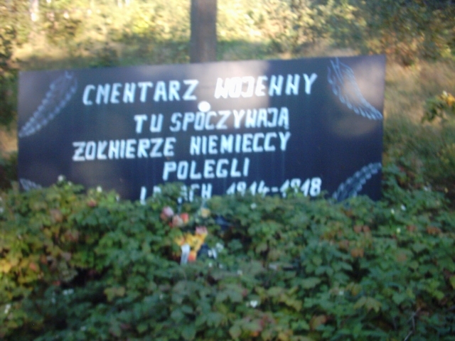 Cmentarz z czasów I wojny światowej przy drodze Ostrołęka-Ostrów