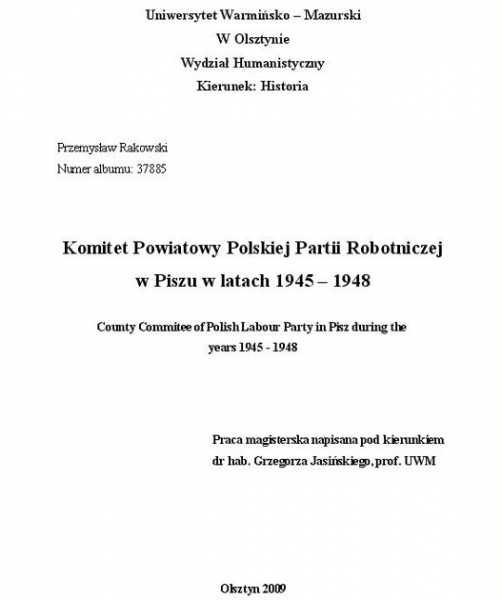 Łoczym Panzer pisał