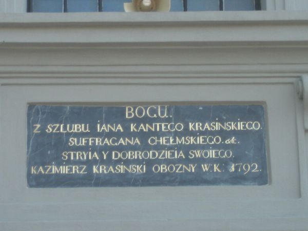 Krasnosielc - tablica fundacyjna