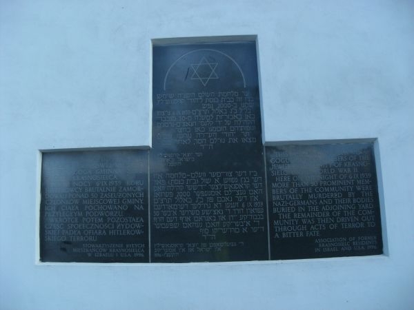 Krasnosielc - tablica pamiątkowa