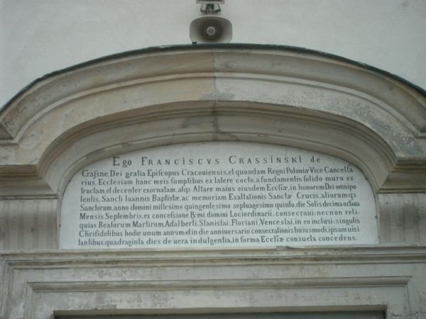 Krasne - tablica fundacyjna