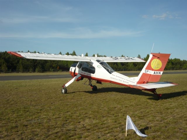 Jastrzębiec 2009 - Uszkodzony samolot