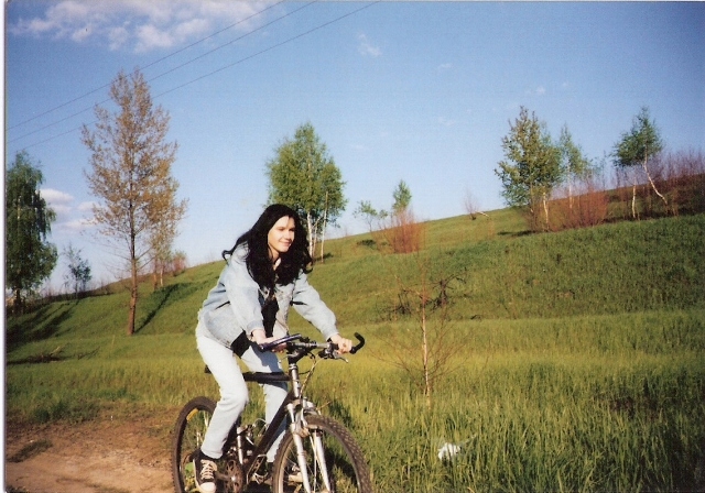 Moja na moim rowerze, Wojtki.  1999