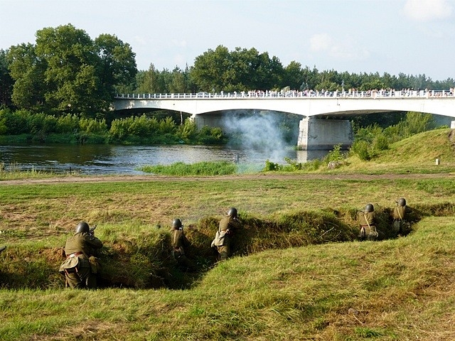 [07.08.2010] Inscenizacja walk o Nowogród z września 1939 r.