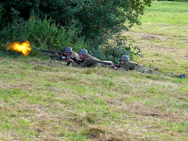 [07.08.2010] Inscenizacja walk o Nowogród z września 1939 r.