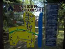Skansen w Nowogrodzie - Mapa