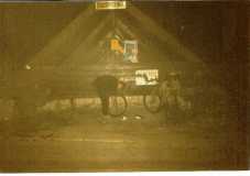 Kapeć nocą, gdzieś w trasie, kieleckie 1995